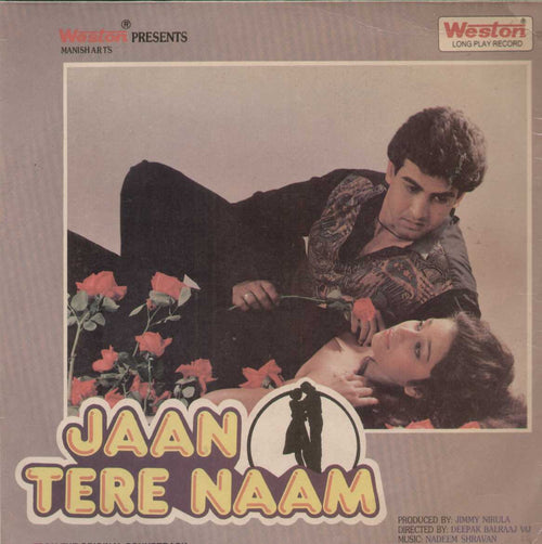 Jaan Tere Naam 1992 Bollywood Vinyl LP