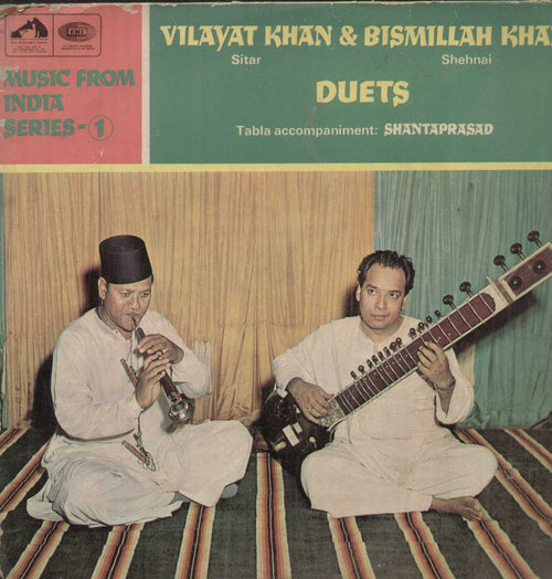 Vilayat Khan And Bismillah Khan Duets Compilations Vinyl LP