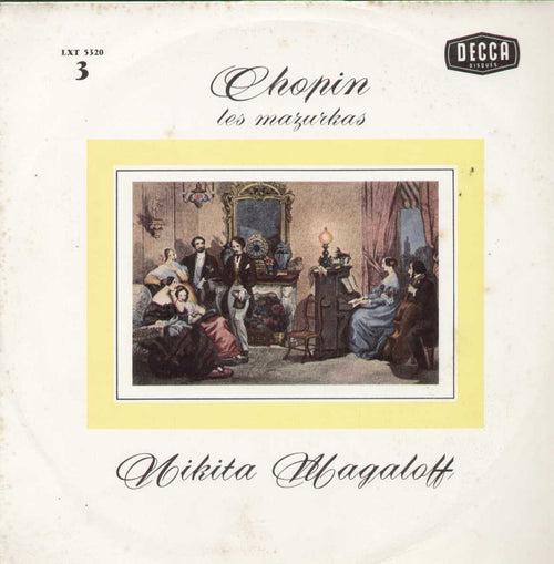 Chopin Les Mazurkas Nikita Magaloff English Vinyl LP