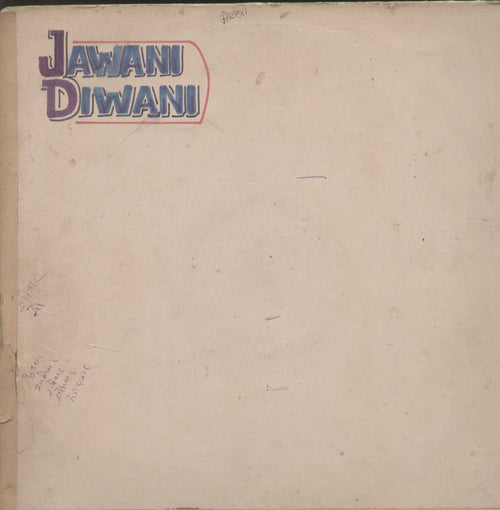 Jawani Diwani 1970 Bollywood Vinyl LP
