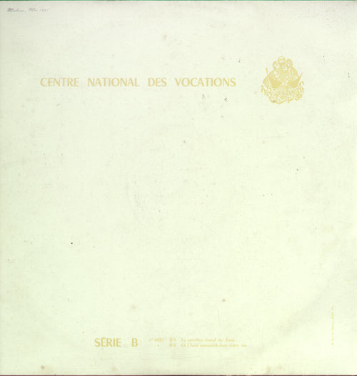 Centre National Des Vocations Serie B - English Bollywood Vinyl LP