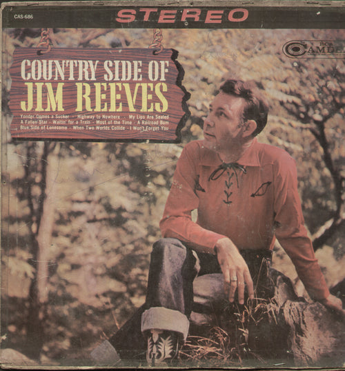 Country Side of Jim Reeves - English Bollywood Vinyl LP