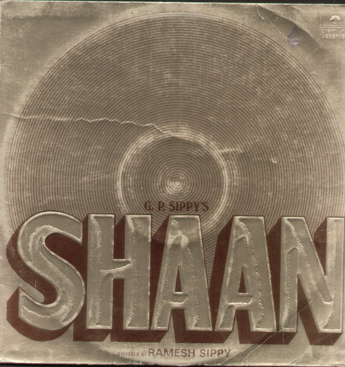 Shaan 1970 - Hindi Bollywood Vinyl LP