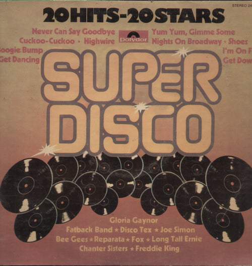 20 Hits 20 Stars Super Disco - English Bollywood Vinyl LP