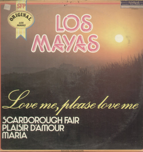 Los Mayas Love Me Please Love Me - English Bollywood Vinyl LP