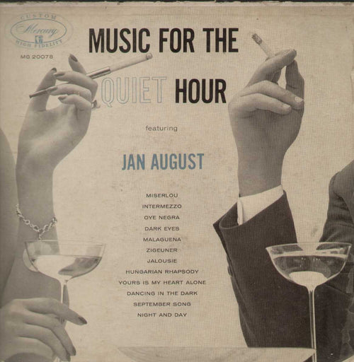 SIGNED Rare Autographed Jan August Music for the Quiet Hour English Vinyl LP