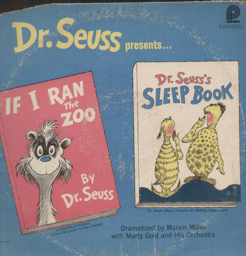 DR SEUSS PRESENTS SLEEP BOOK / IF I RAN THE ZOO 1966 English Vinyl LP