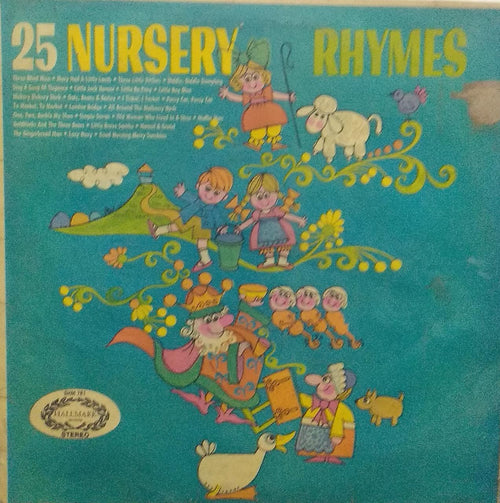 "25 NURSERY RHYMES" English vinyl LP