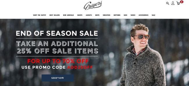 online store - grayers