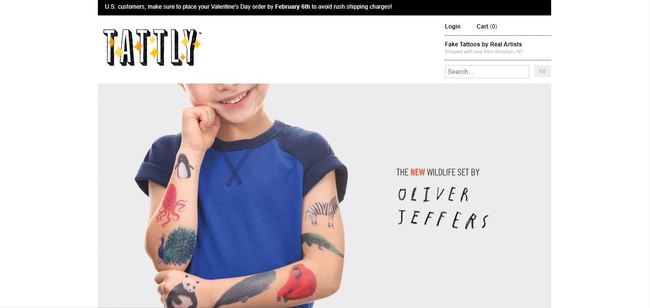 online store - tattly