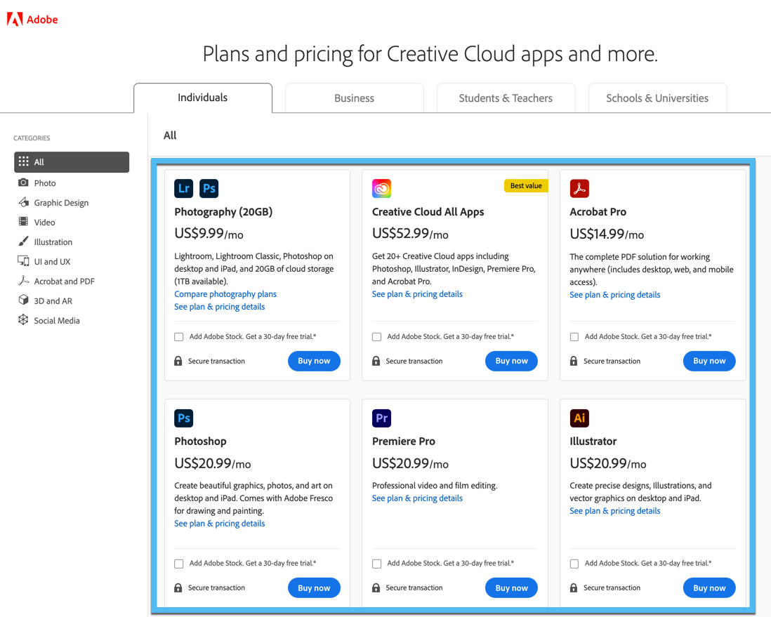 adobe cloud saas