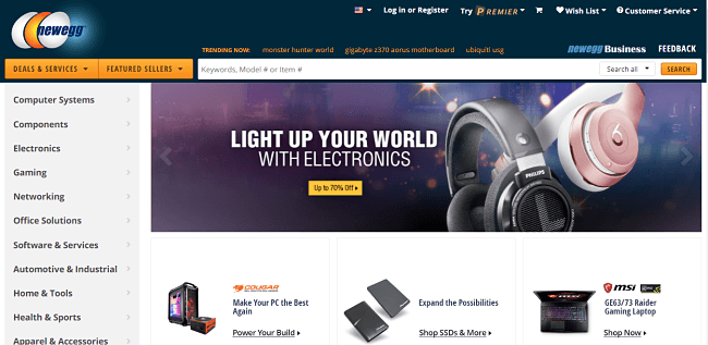 online store - newegg