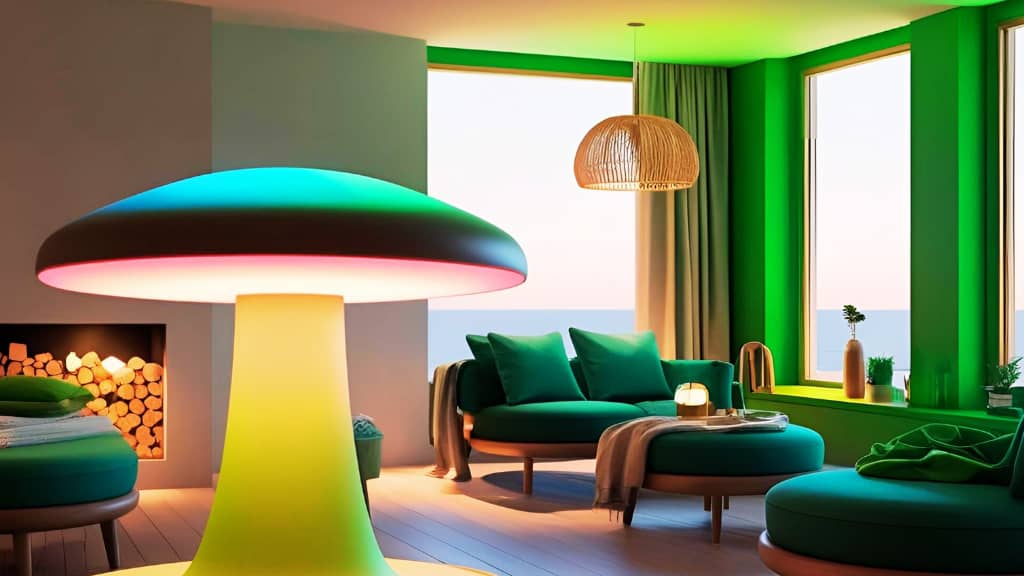 lampe champignon moderne chic