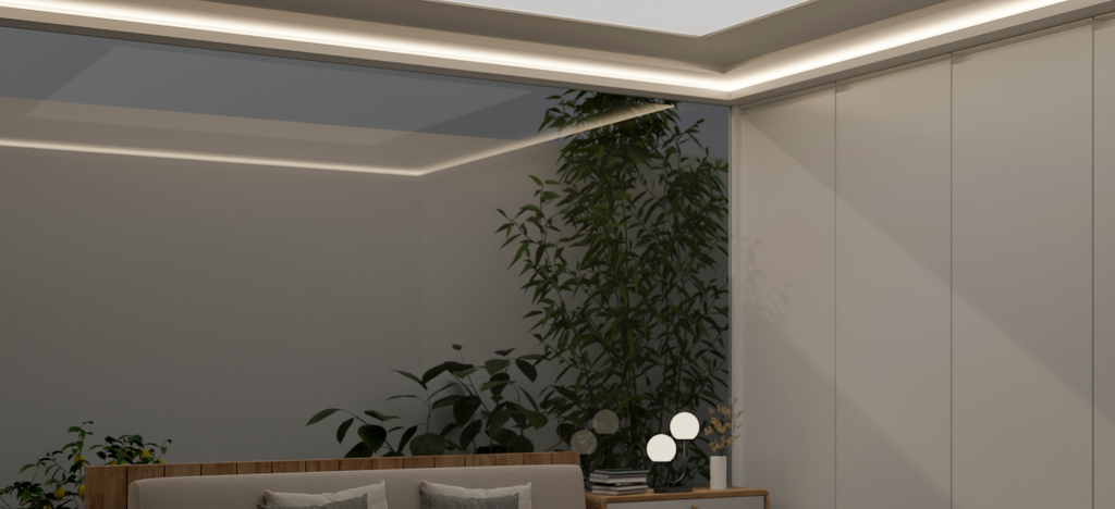 éclairage indirect plafond
