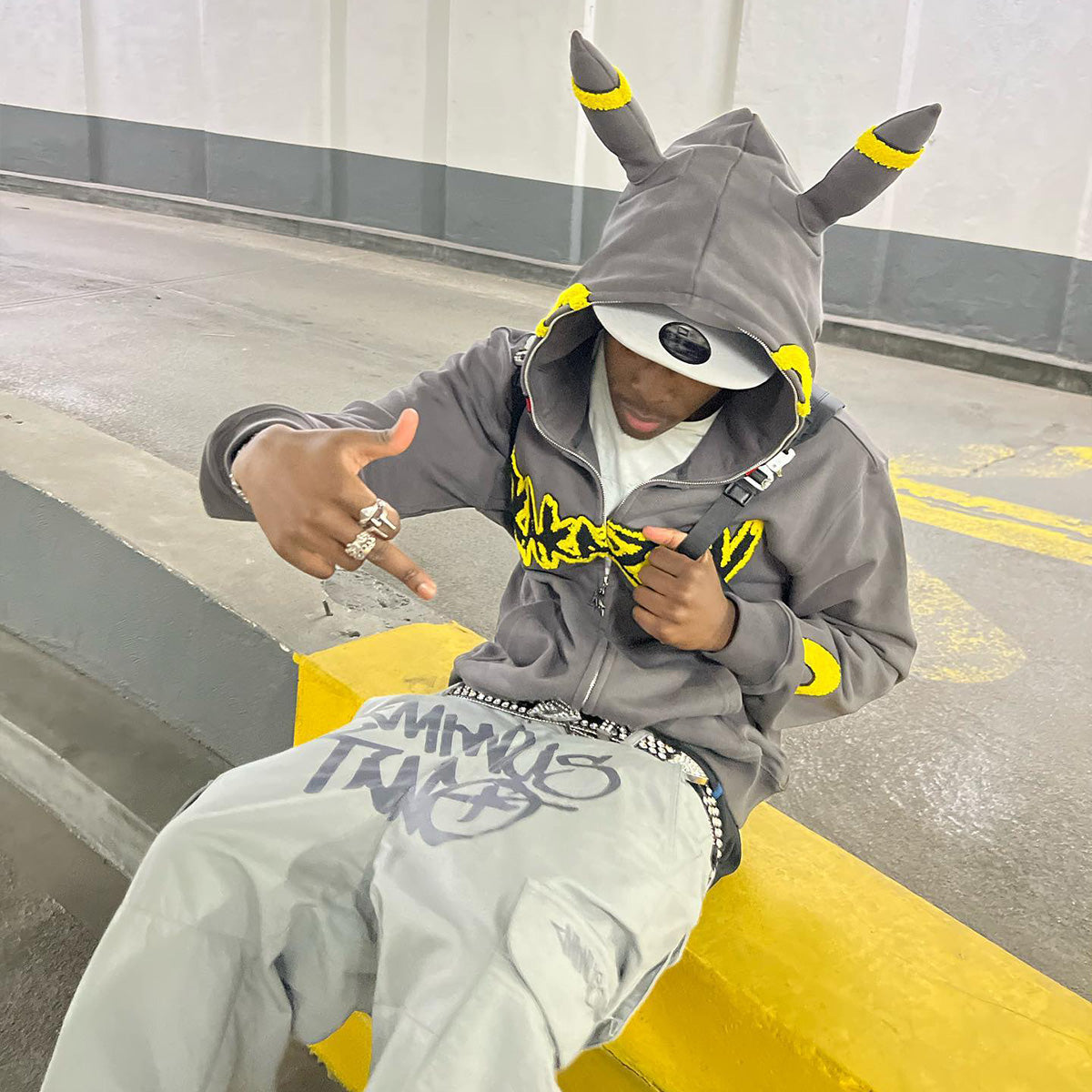 予約販売品 KAKAZZY POKEMON 大人気新品 ゲンガー カカジ Full Zip Zip