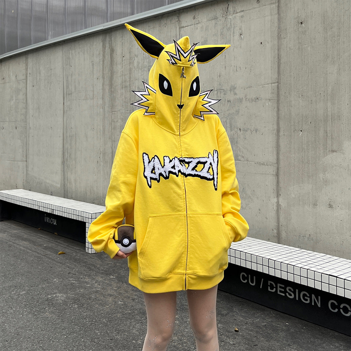 KAKAZZY INOMOO POKEMON HOODIE カカジ イノムー