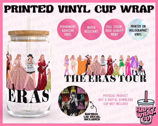 Taylor Swift Eras Glass Can Cup – Authentically Alexa