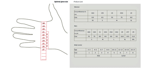 Leki Hand Measuring Chart