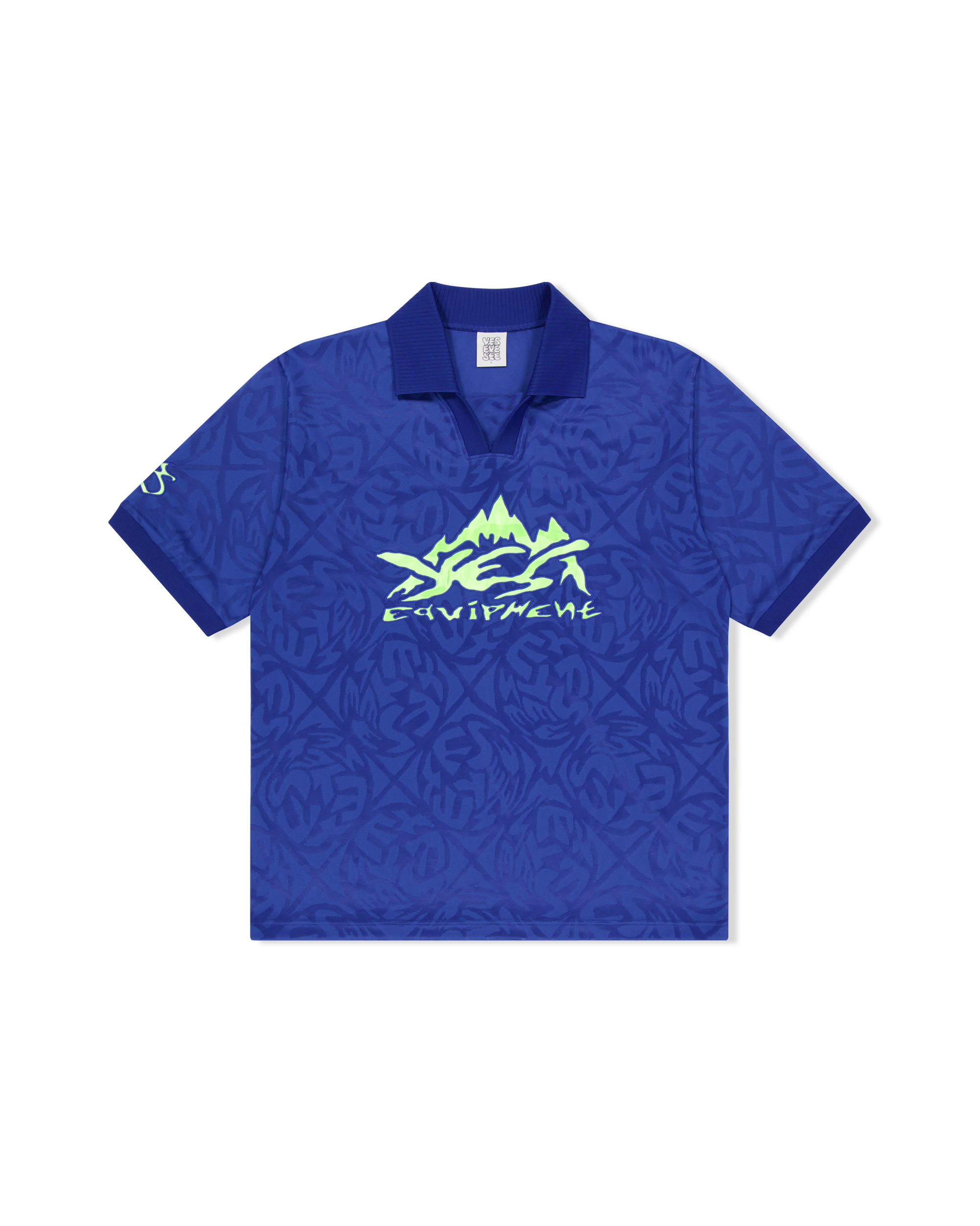 [YESEYESEE]★Y.E.S Mesh Football Tee yeseyesee® :: Y.E.S Jacquard Football Tee Black