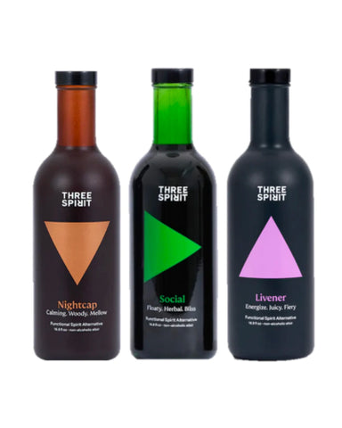 Three Spirit Bottles