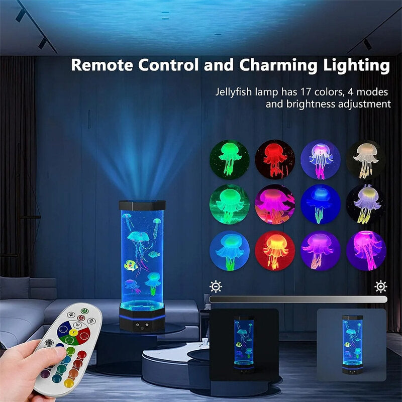 Sensorial Stimulation: Children and adults alike are fascinated by marine life. The jellyfish lamp offers a multisensory experience, captivating viewers with its lifelike movements and vibrant colors. It serves as an educational tool, fostering curiosity and promoting a deeper understanding and appreciation for the wonders of the ocean.