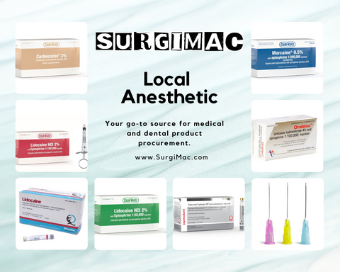 SurgiMac's Local Anesthetic Supplies: Safe and Effective Pain Relief