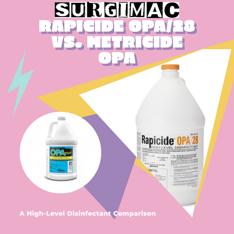OPA High-Level Disinfectants Face-Off: Rapicide OPA/28 vs. MetriCide OPA