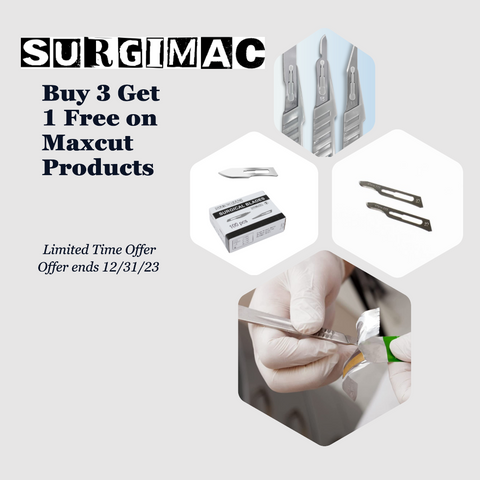 Surgical Scalpel Blades & Disposable Scalpels - MaxCut by SurgiMac