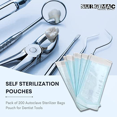 Self Seal Sterilization Pouch For Dentist Tools