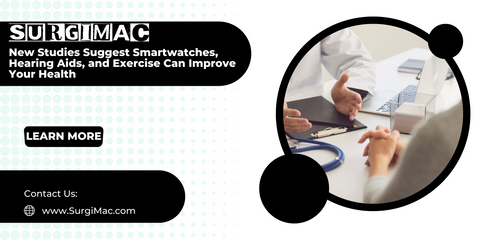 smartwatches, hearing aids, exercise, Parkinson's disease, dementia, cardiovascular disease, fitness trackers, SurgiMac.com