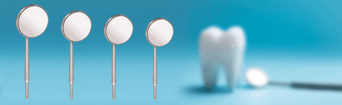 Rhodium Coated Scratch-Resistant Dental Mirrors
