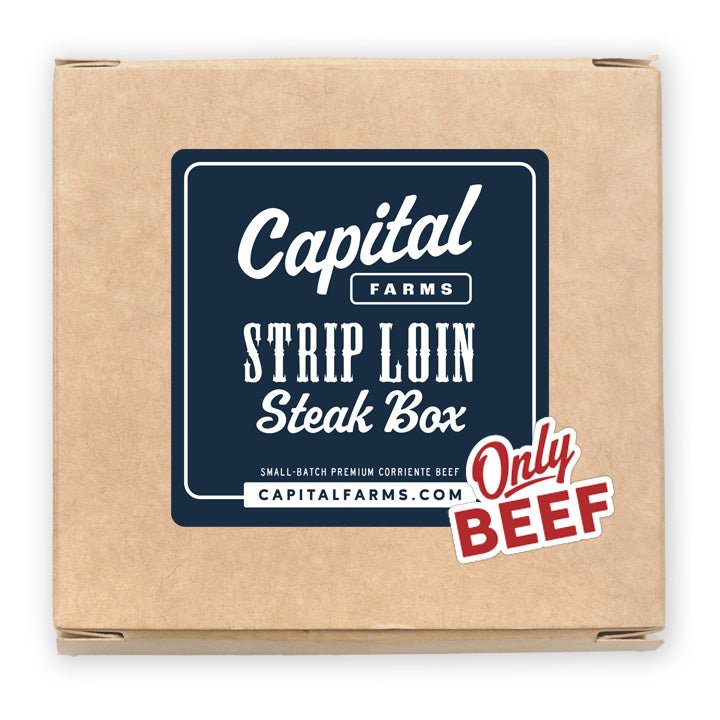 Capital Farms Strip Loin Steak Box