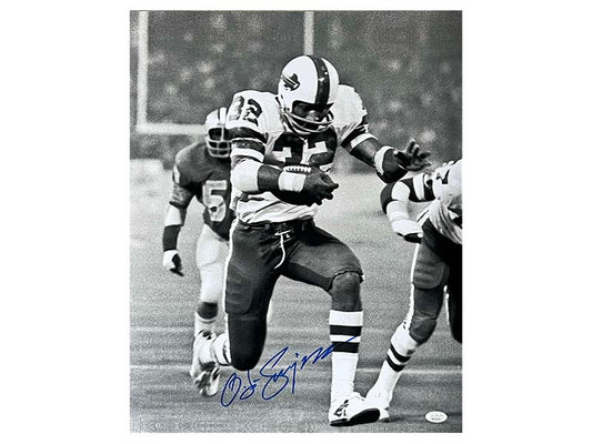 OJ Simpson Signed Buffalo Bills White Jersey in snow 16X20 Photo — TSE  Buffalo