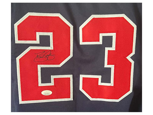 Tom Glavine Signed Atlanta ProStyle White Stats Baseball Jersey (JSA)