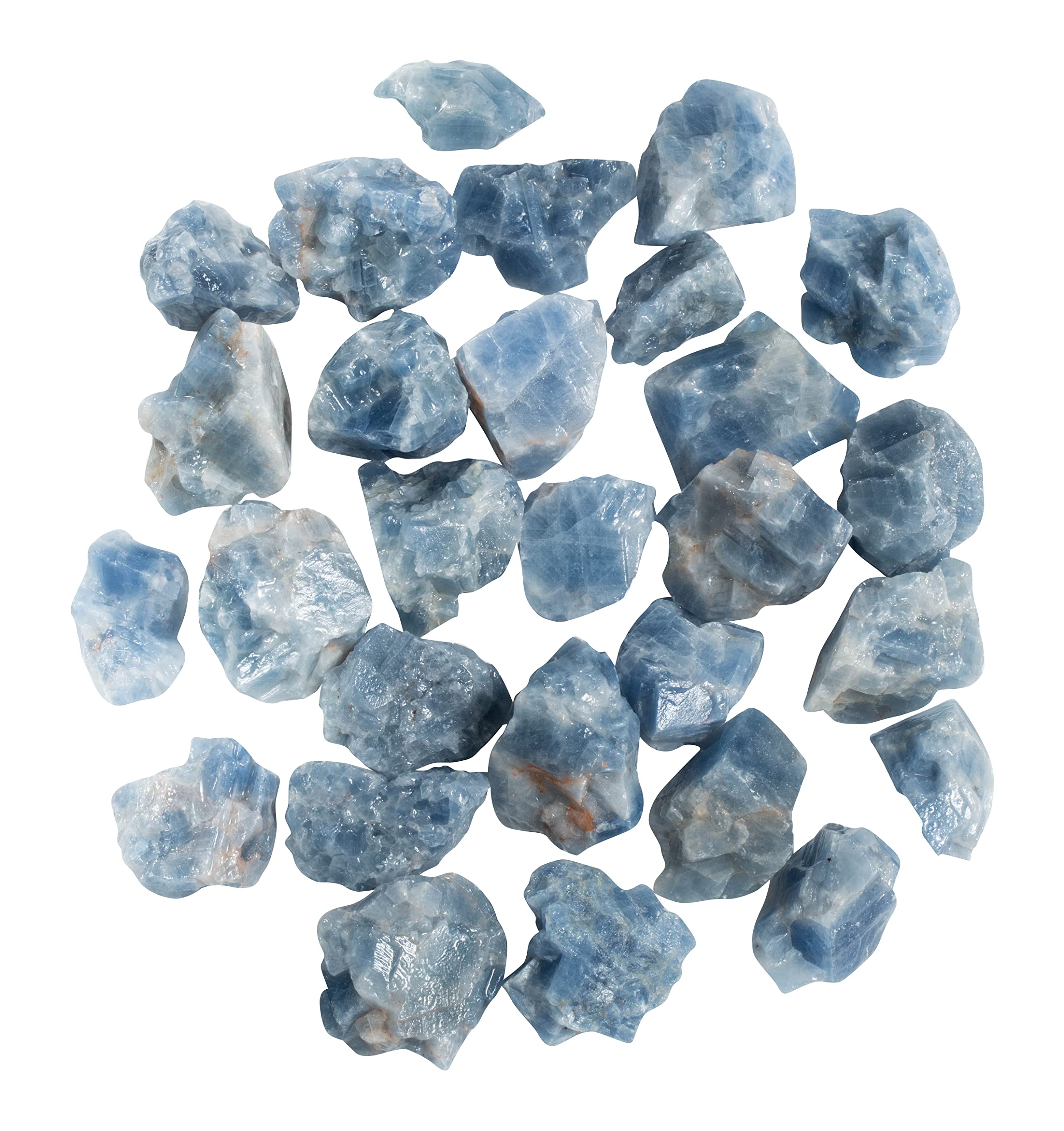 Blue Mexican Calcite | Rough Stones | 1 LB