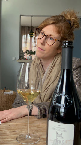 Anne-Sophie, the founder of Champagne du Goupil