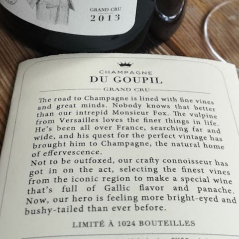 The story behind Champagne du Goupil (English version)