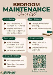 Bedroom Maintenance Checklist - Ashpinoke