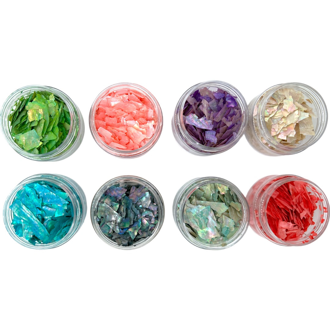 Multi-colored Crushed Glass for UV and Epoxy Resin Art