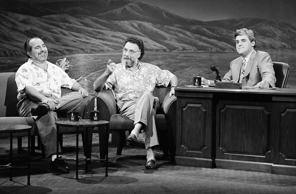 Ray and Tom on The Tonight Show starring Johnny Carson with Jay Leno as Guest Host