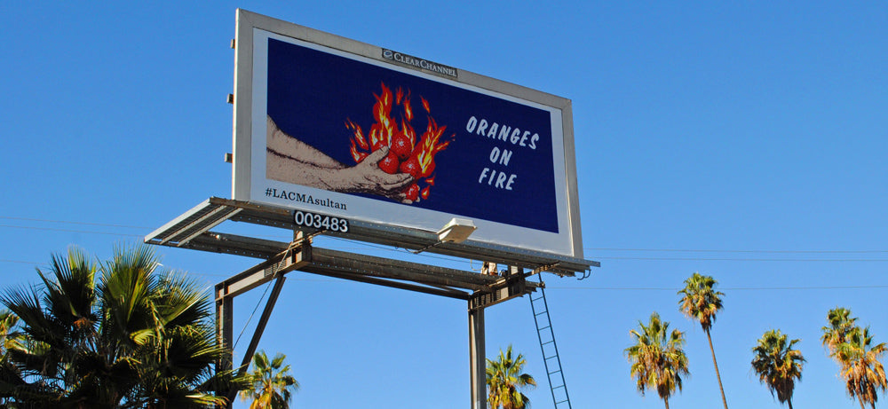 Oranges on Fire Billboard - Adsum