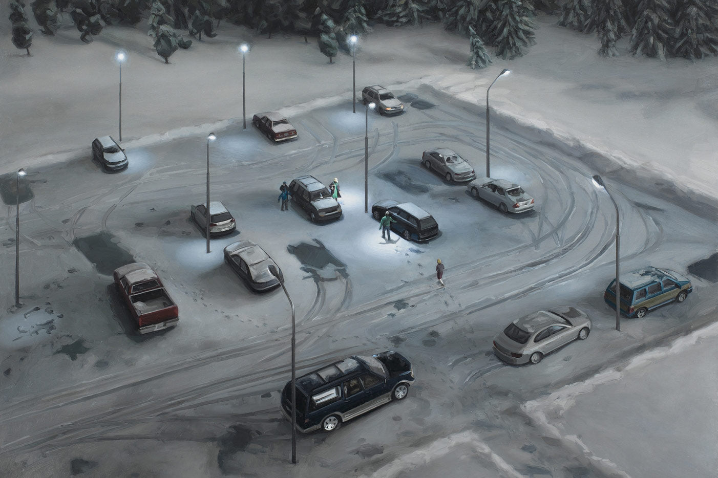 Amy Bennett Winter Parking Lot - Adsum