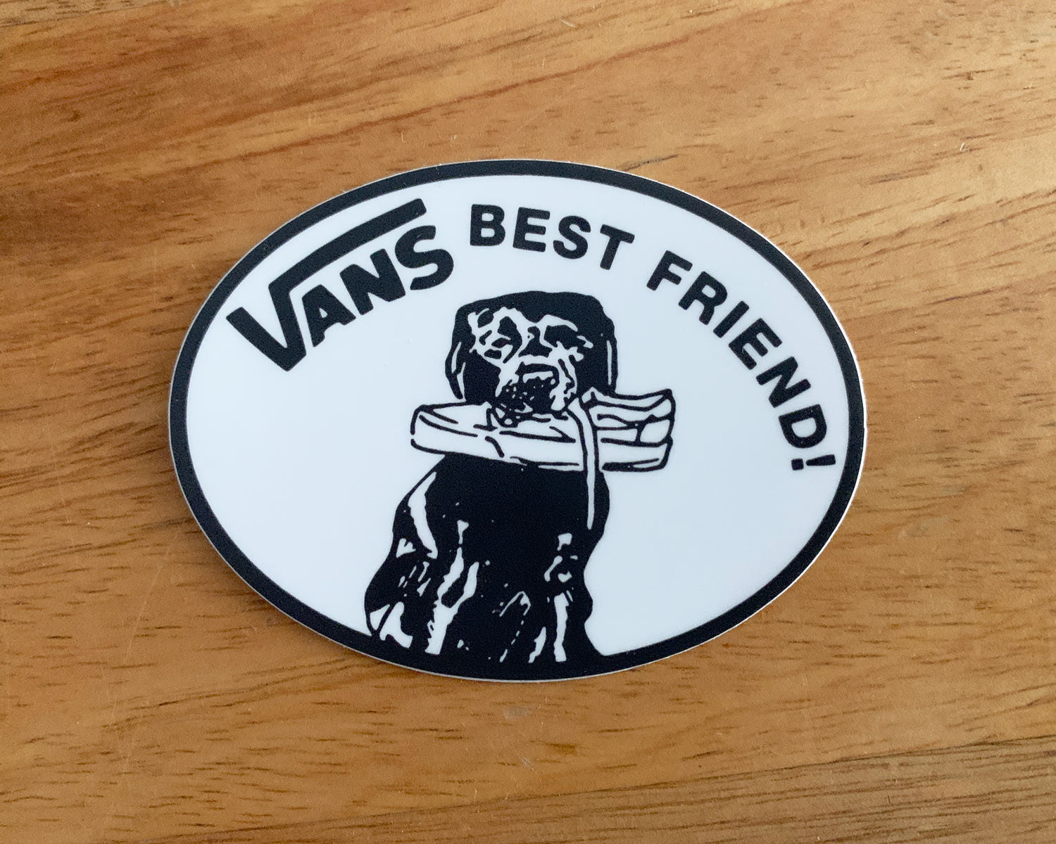 Vans best friend sticker