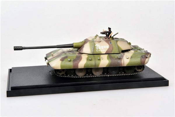 E100 AUSF C German Super Heavy Tank with Tank Commander - 1/72 Scale M ...