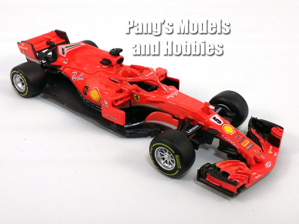 Wijzer Belachelijk Beoordeling Ferrari SF71H Formula One (F1, F-1) 2018 S. Vettel #5 1/43 Scale Dieca –  Pang's Models and Hobbies