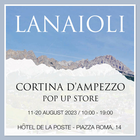 Lanaioli apre un pop up store a Cortina d'Ampezzo