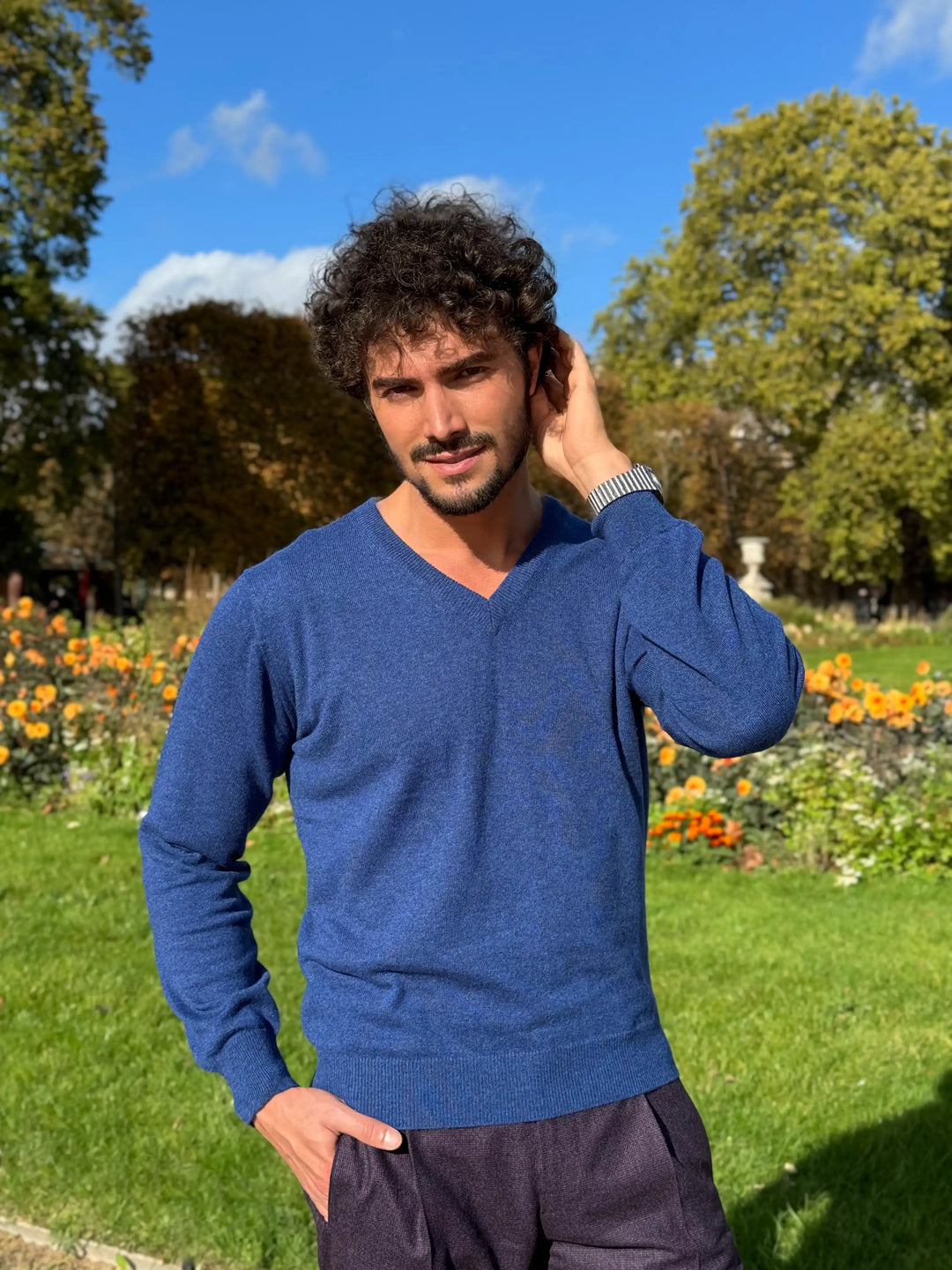 Maglione da uomo ARCANA 100% eco cashmere – Kiro