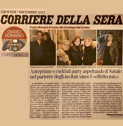 Corriere della Sera Roma Lanaioli