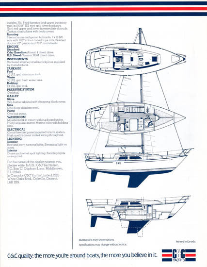 sailboatdata c&c 32