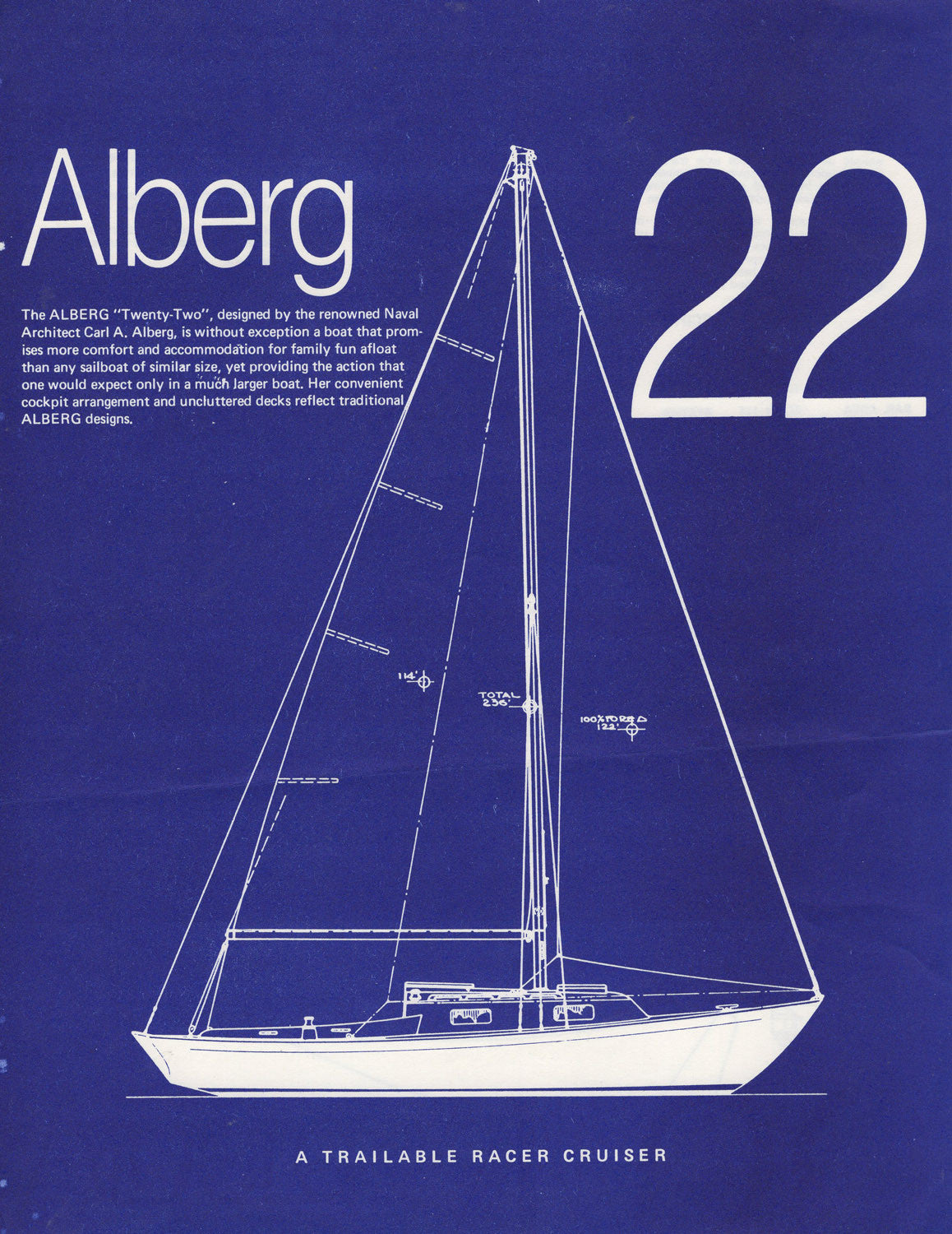 alberg 22 sailboat data
